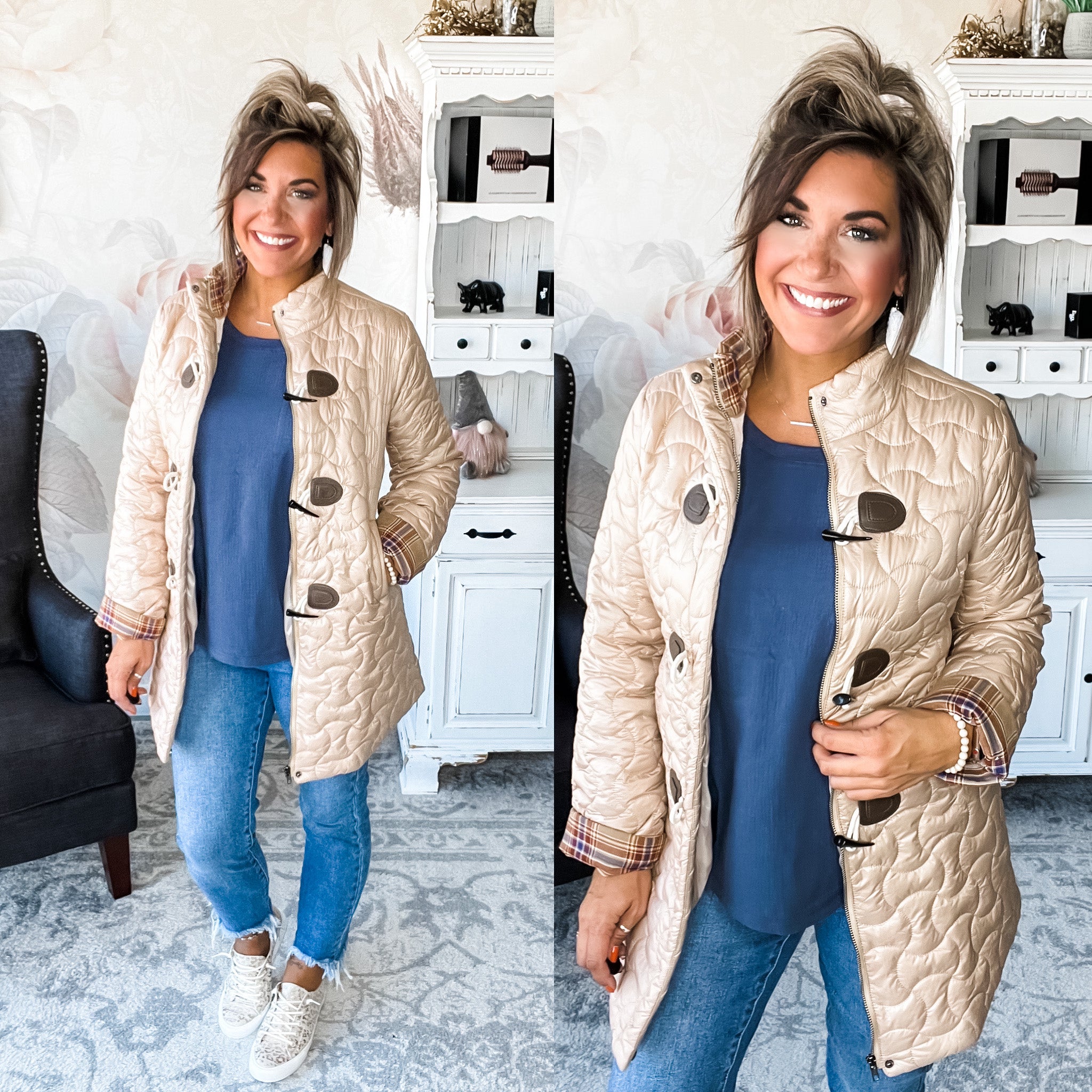 Hang On To You Quilted Jacket