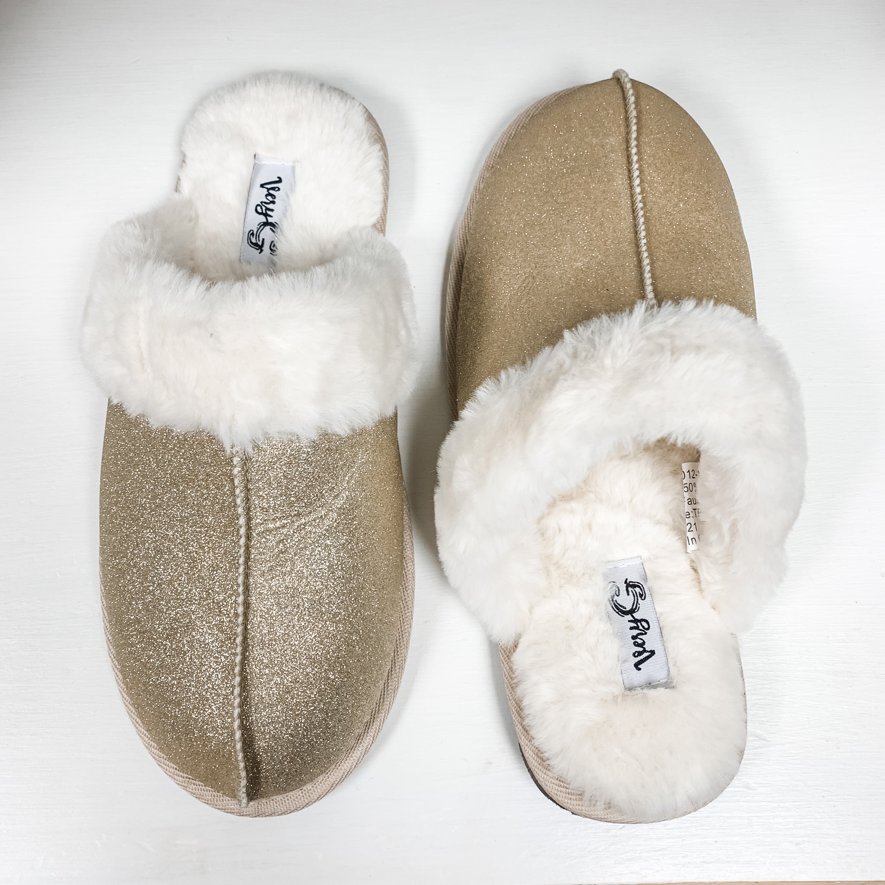 Deidre - Champagne Slipper