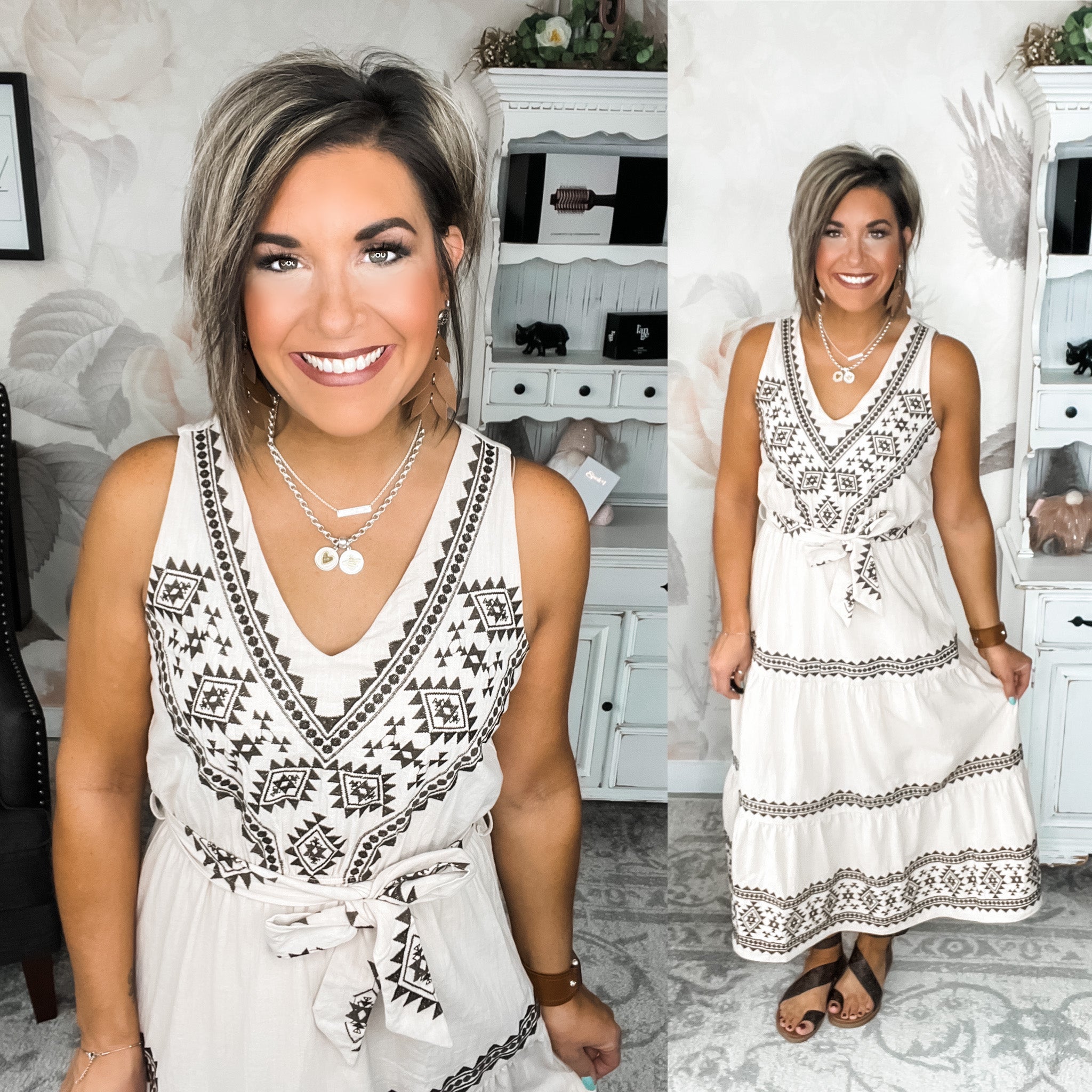 The Right Time Embroidered Dress