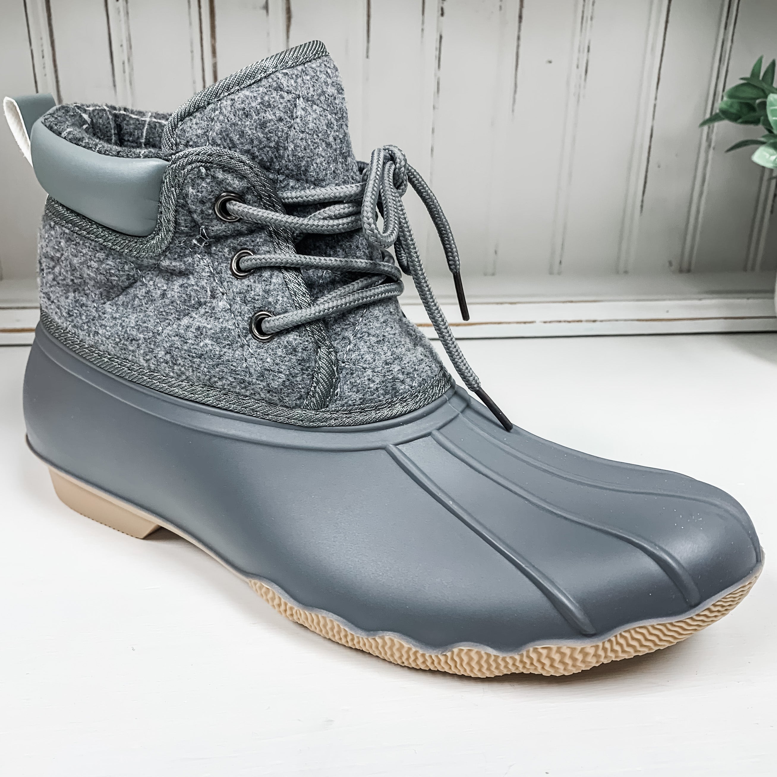 Quack Duck Boot - Grey