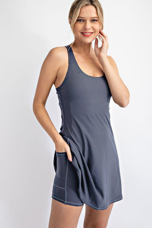 Dream Big Active Romper - Titanium