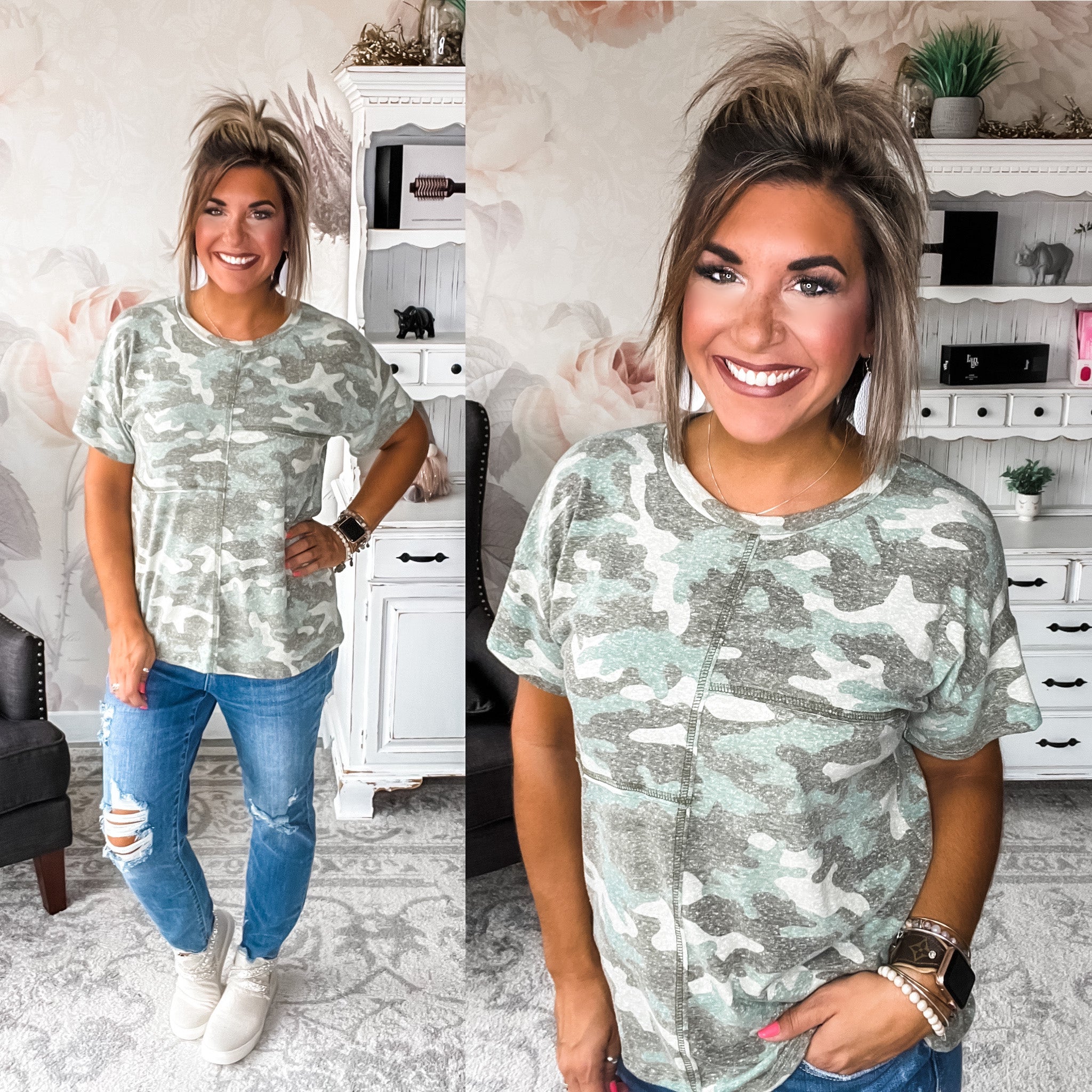 Save A Life Camo Tee