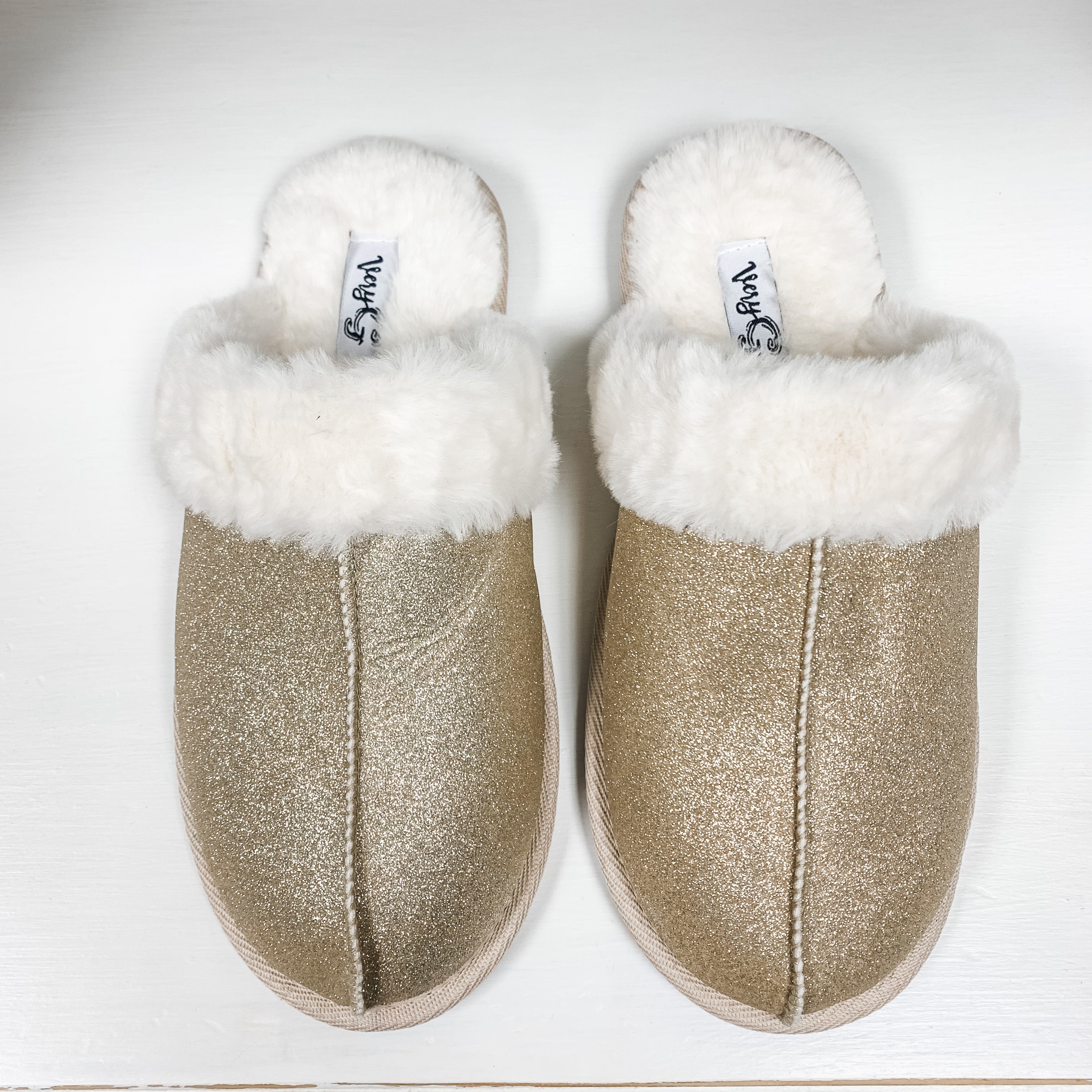 Deidre - Champagne Slipper