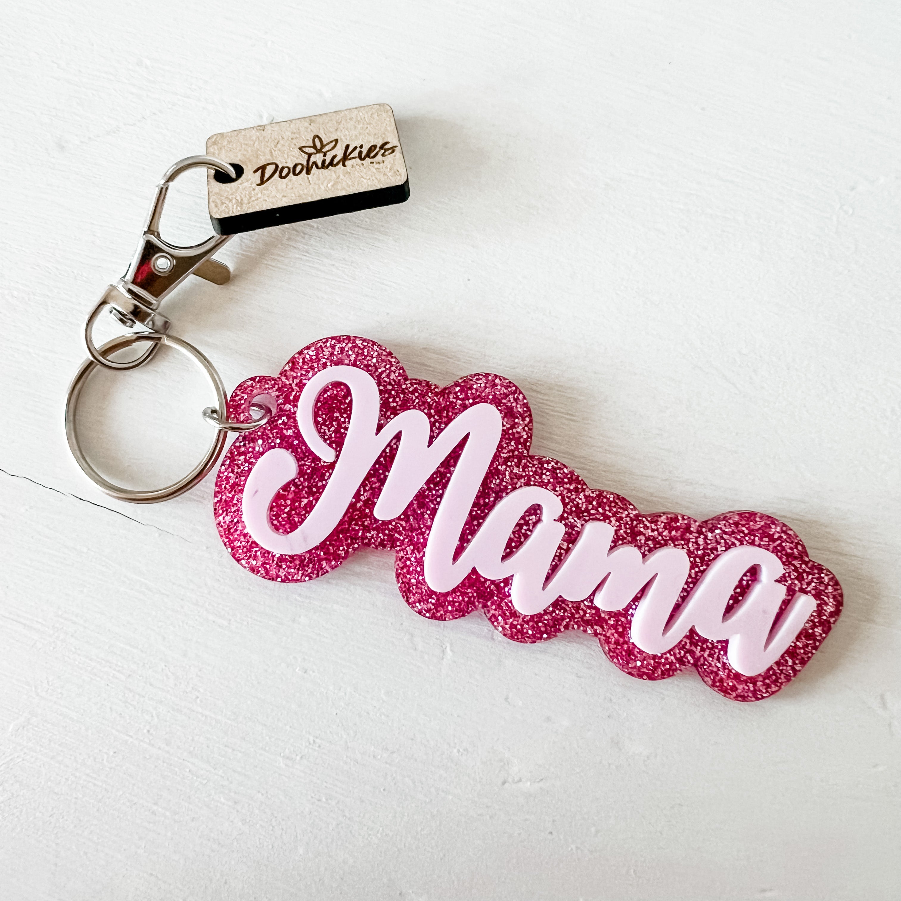 Layered Keychain - Mama