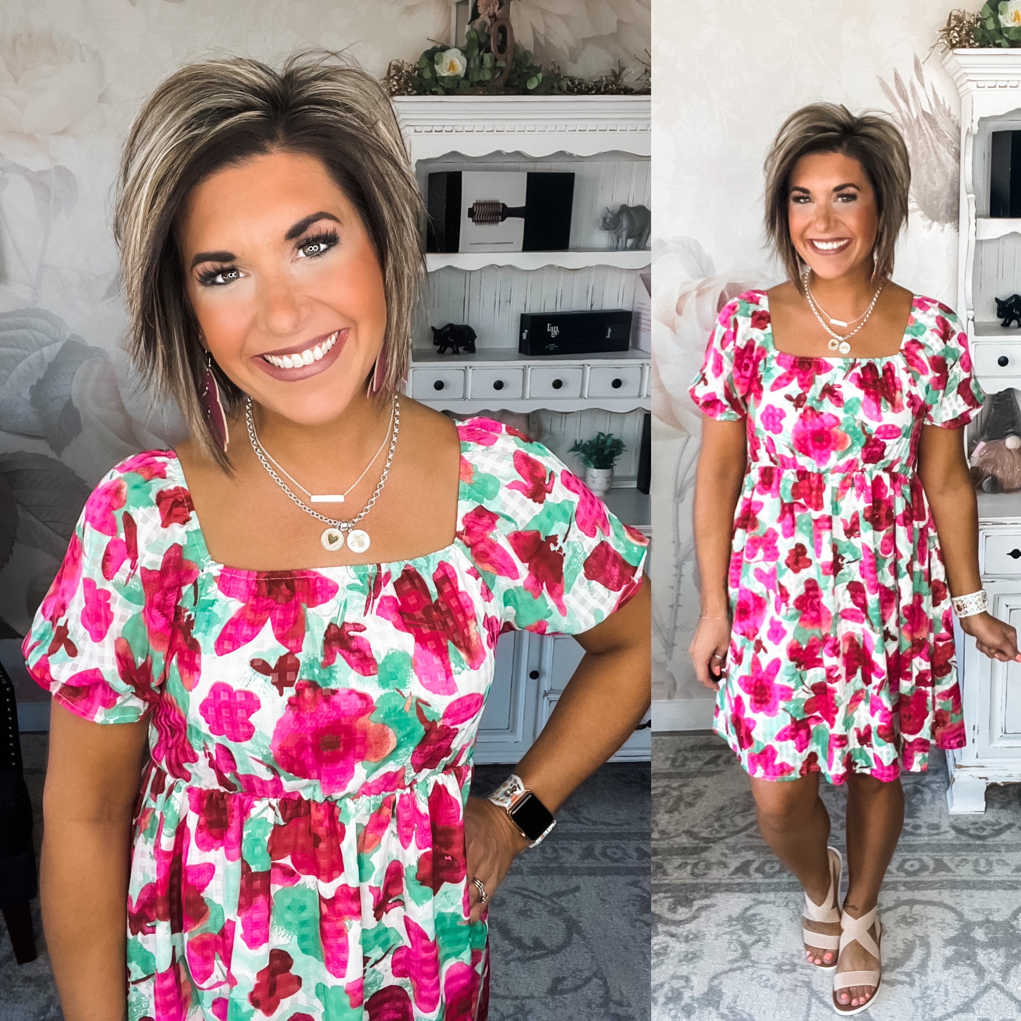 Sunshine on Your Face Floral Dress