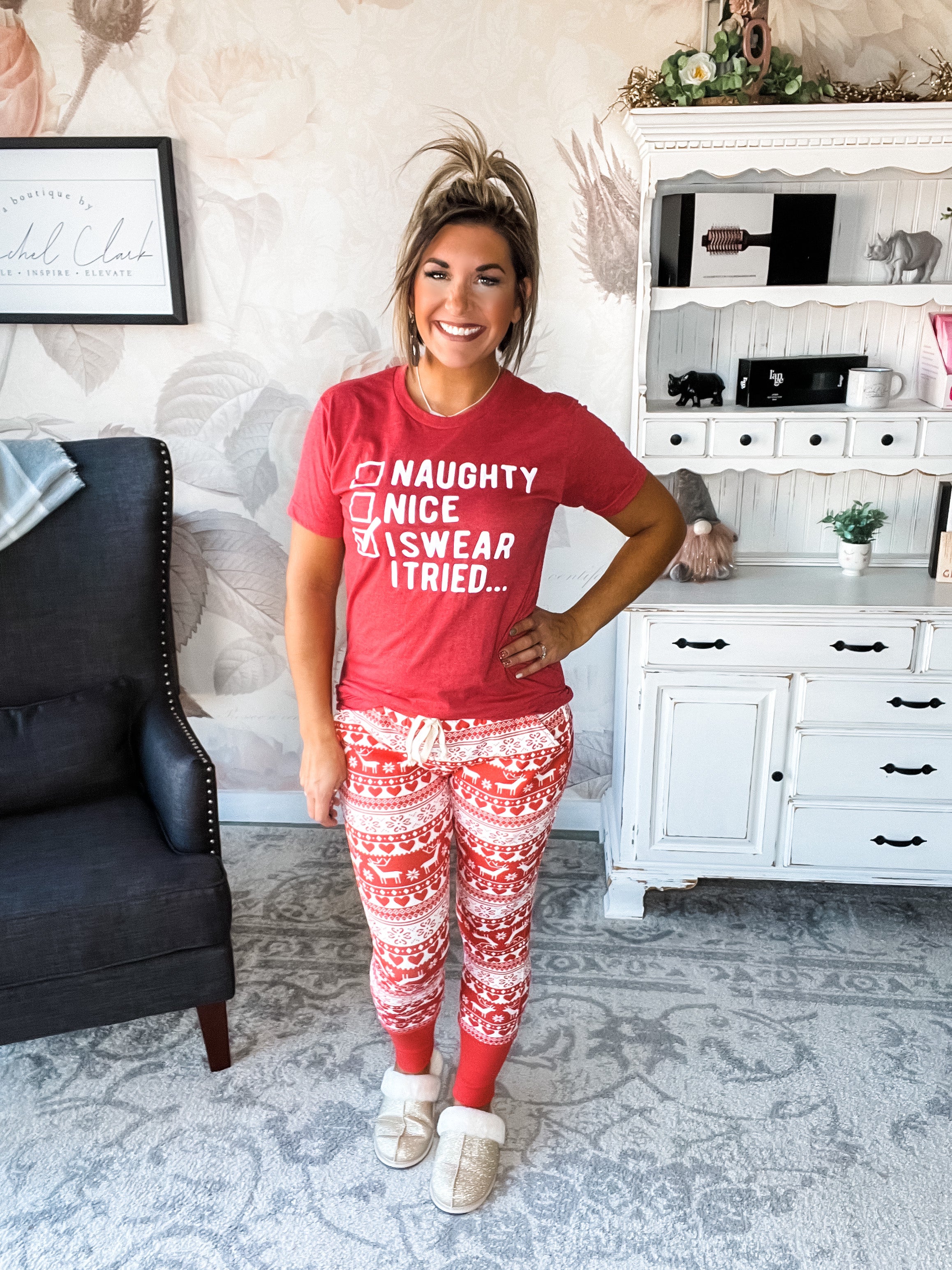 Naughty Nice Graphic Tee