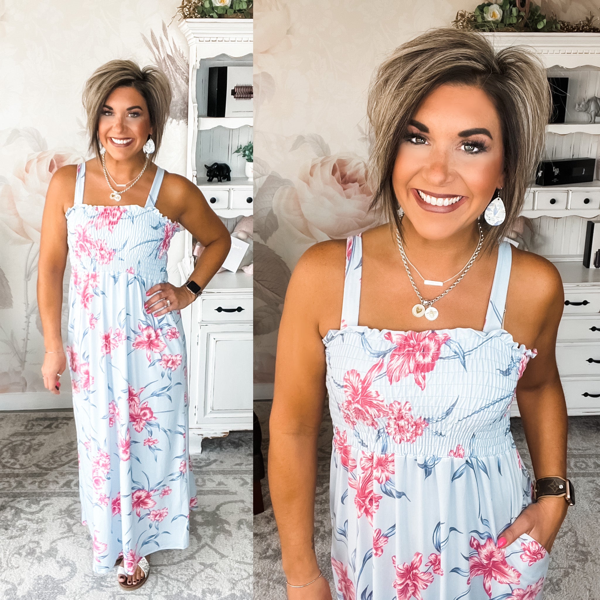 On Cloud Nine Maxi Dress