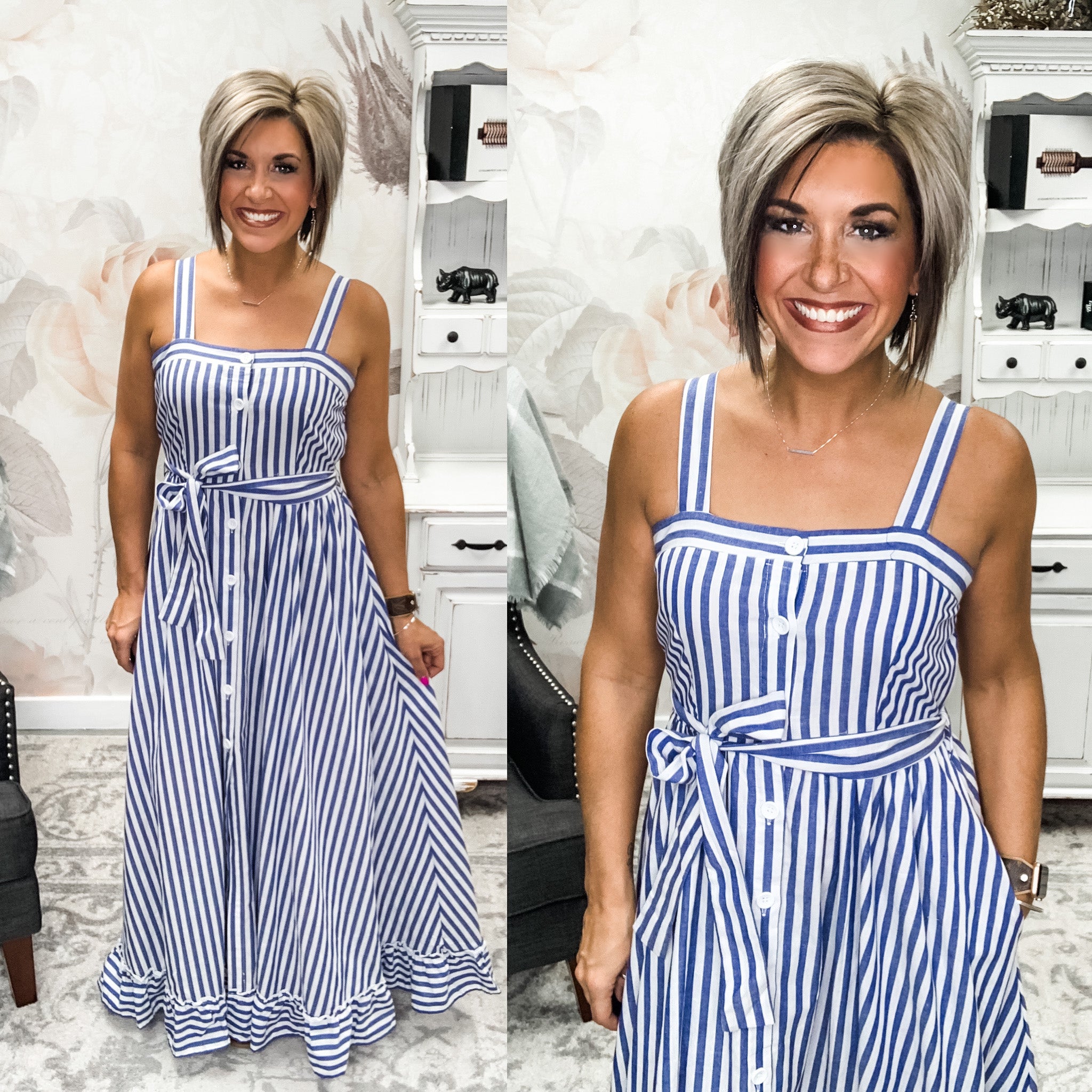 Sit With Me Stripe Dress