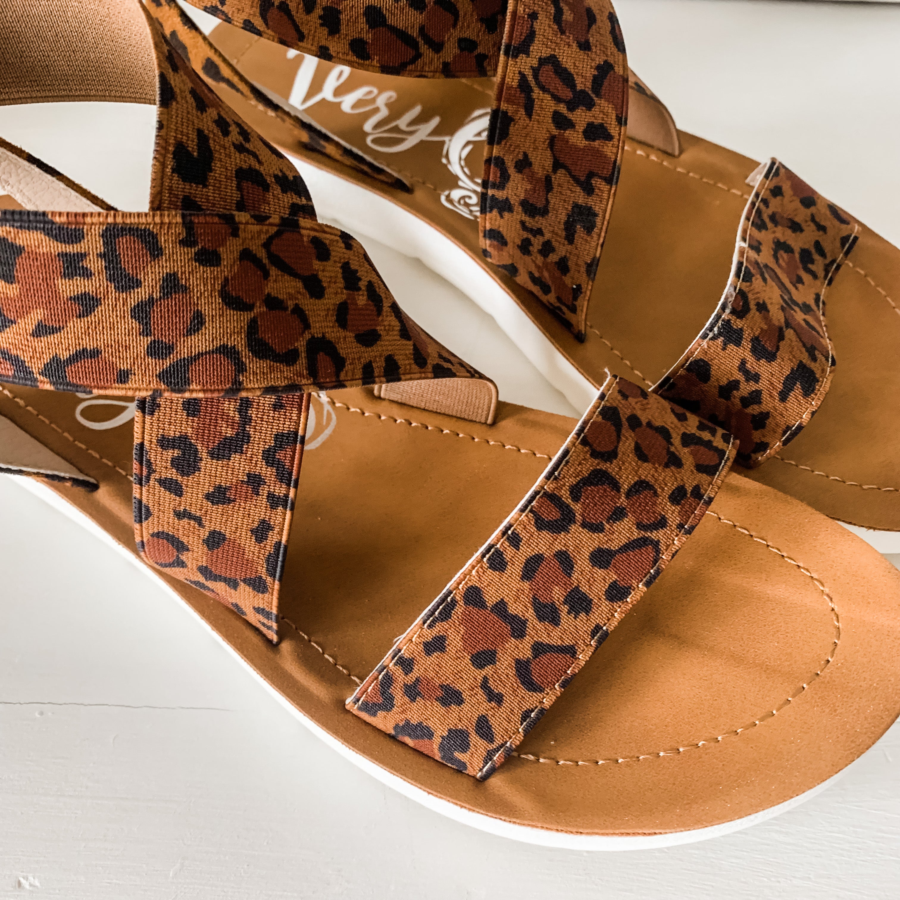 Misty Sandal - Leopard