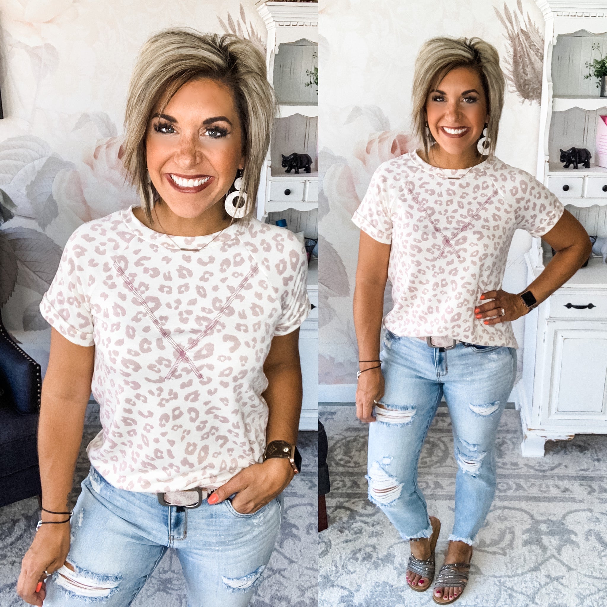 I've Got You Leopard Tee