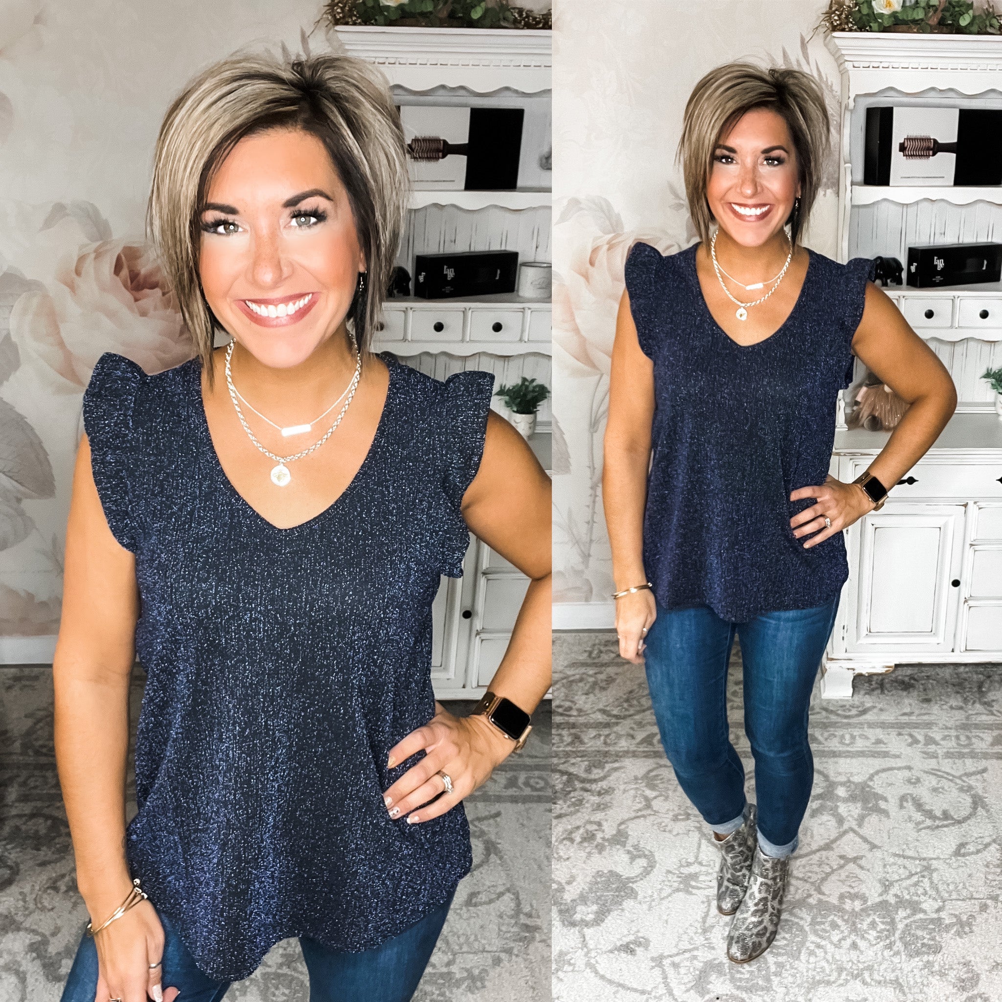 Be Your Best Lurex Top