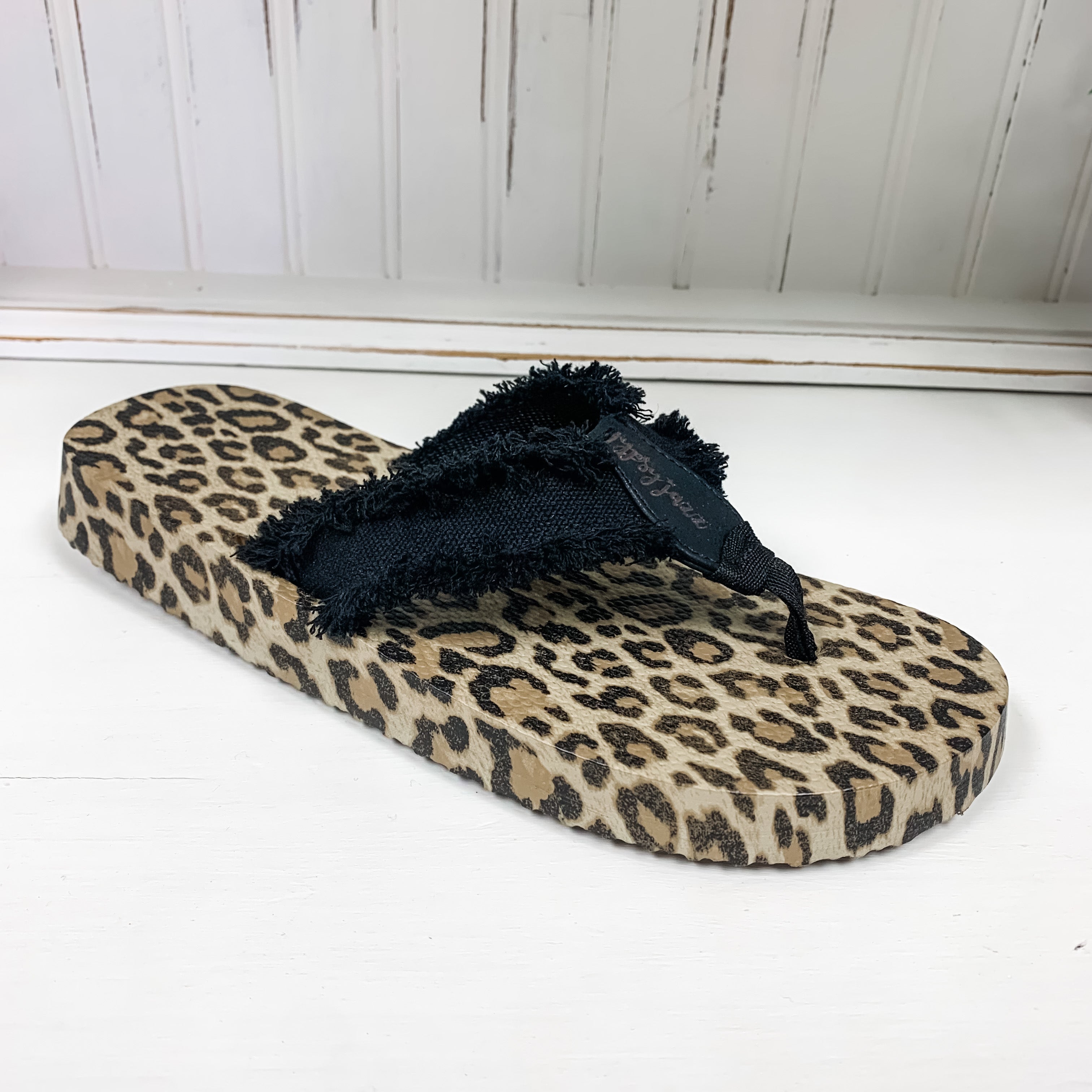 Tallulah Flip Flop Sandals - Black