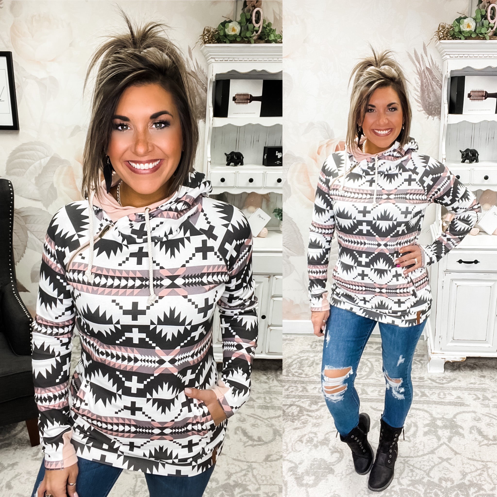 Ampersand Avenue Doublehood™ Sweatshirt - Desert Dreaming