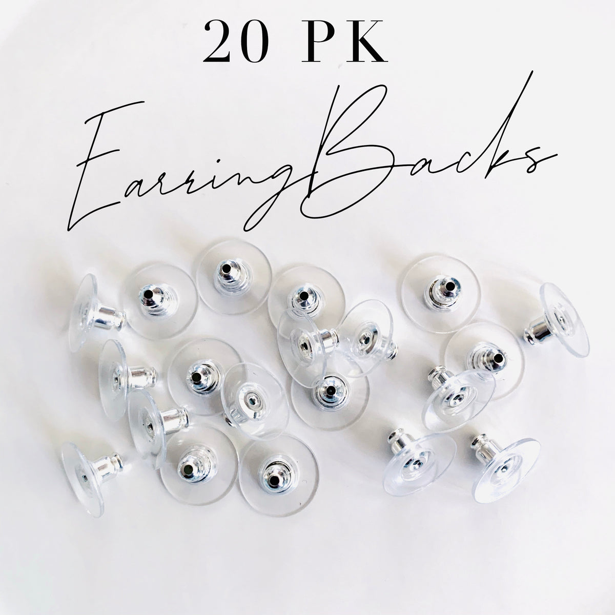 Disc Earring Backs - 20pk