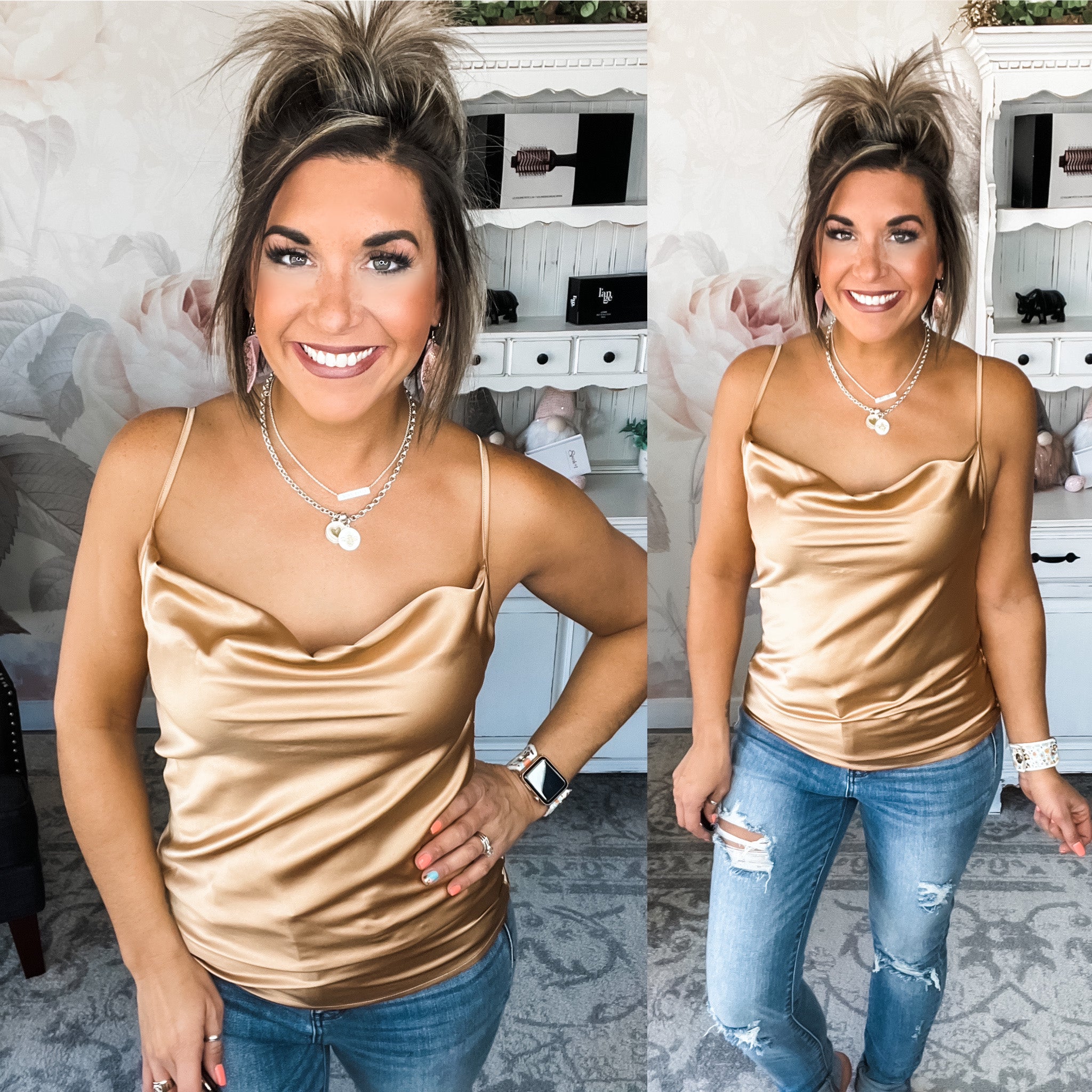 Wake You Up Satin Camisole Gold wake-you-up-satin-camisole-gold