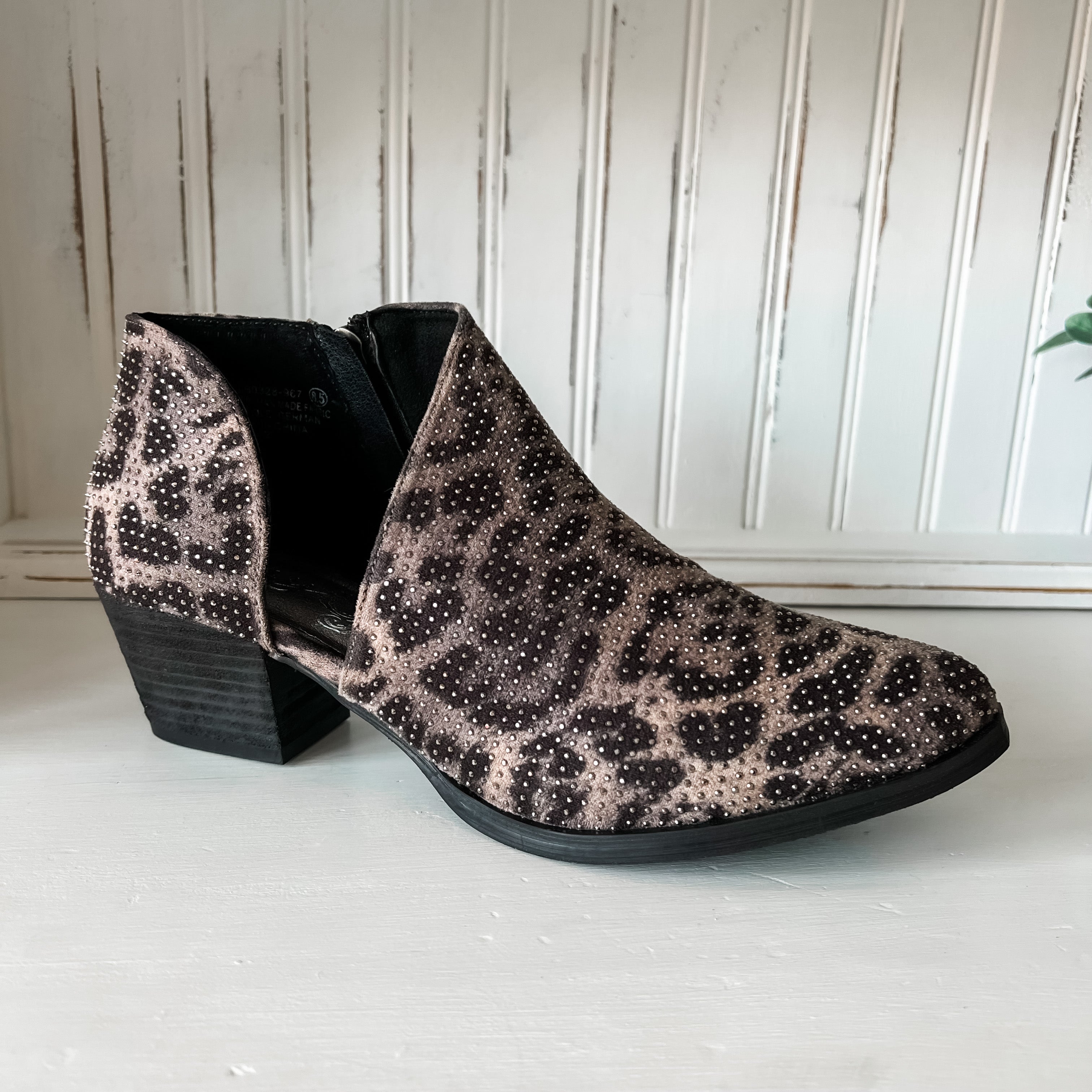 Diva Bootie - Grey Leopard