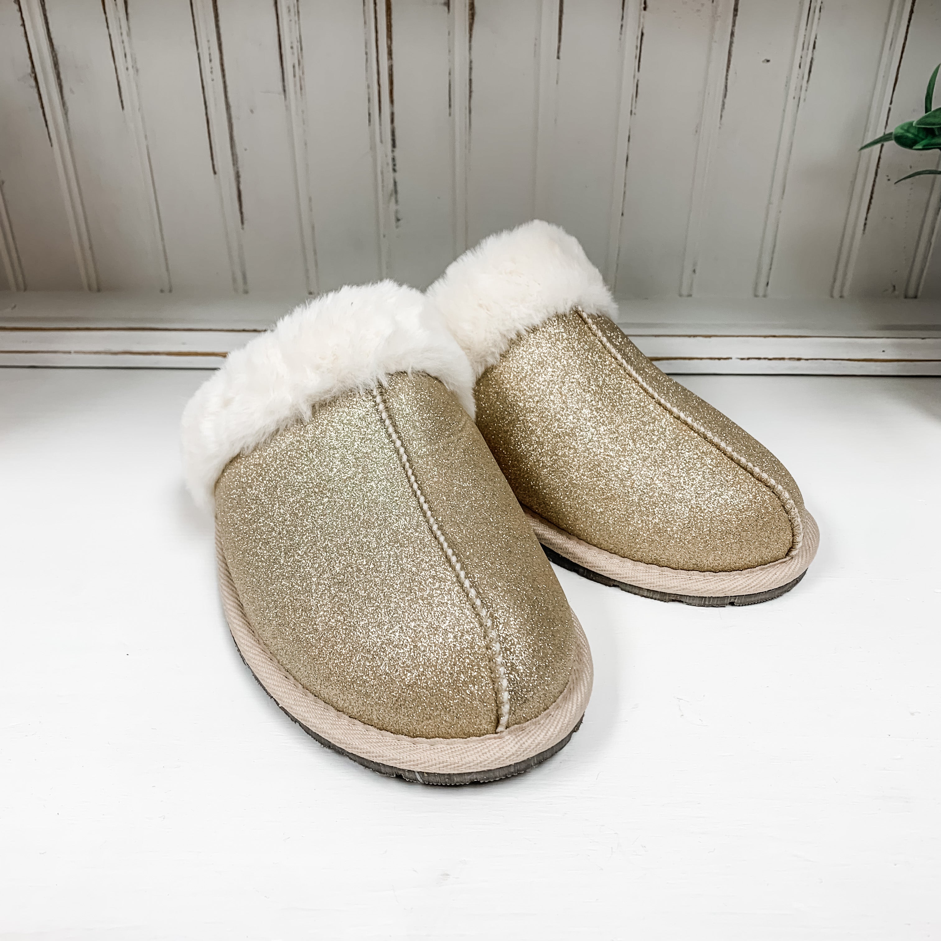 Deidre - Champagne Slipper