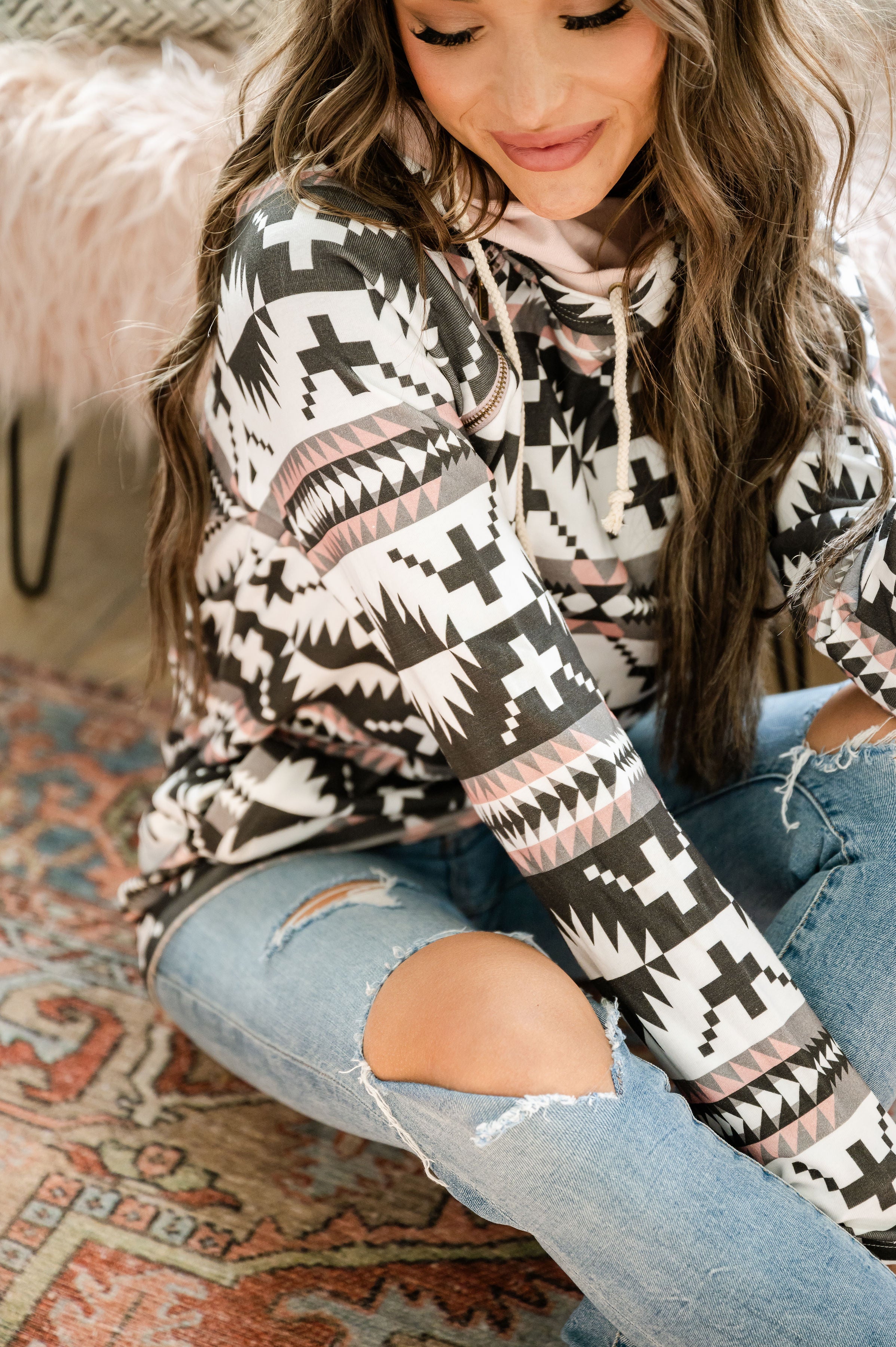 Ampersand Avenue Doublehood™ Sweatshirt - Desert Dreaming