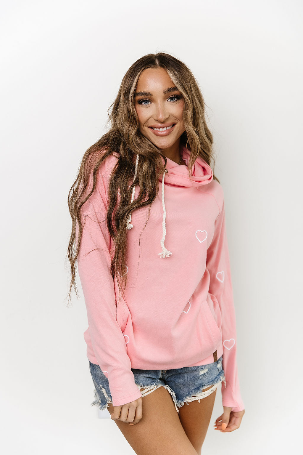 Ampersand Avenue - Doublehood™ Sweatshirt - Perfect Two Pink
