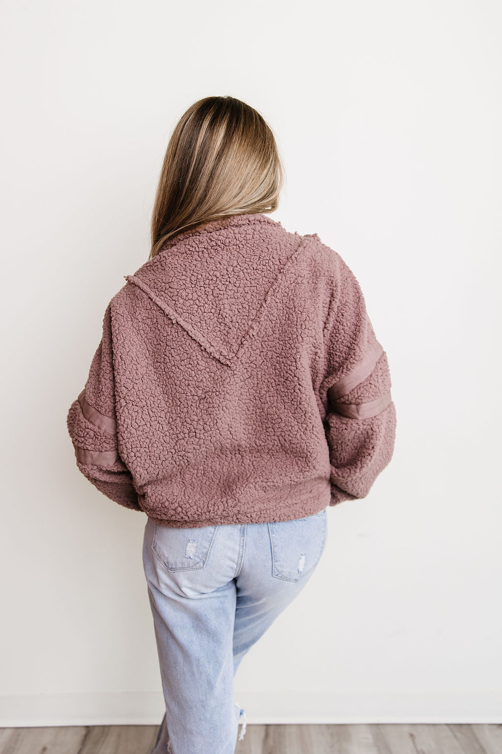 Ampersand Avenue Fluffy Pullover - Mauve