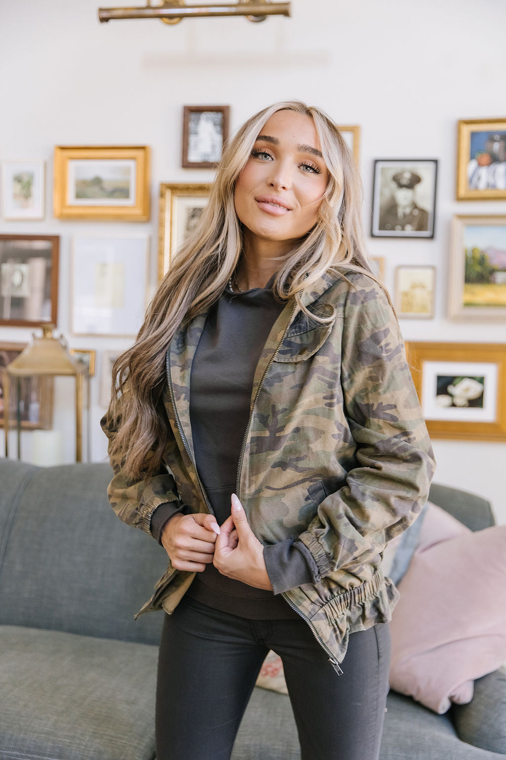 Ampersand Avenue Camo Jacket