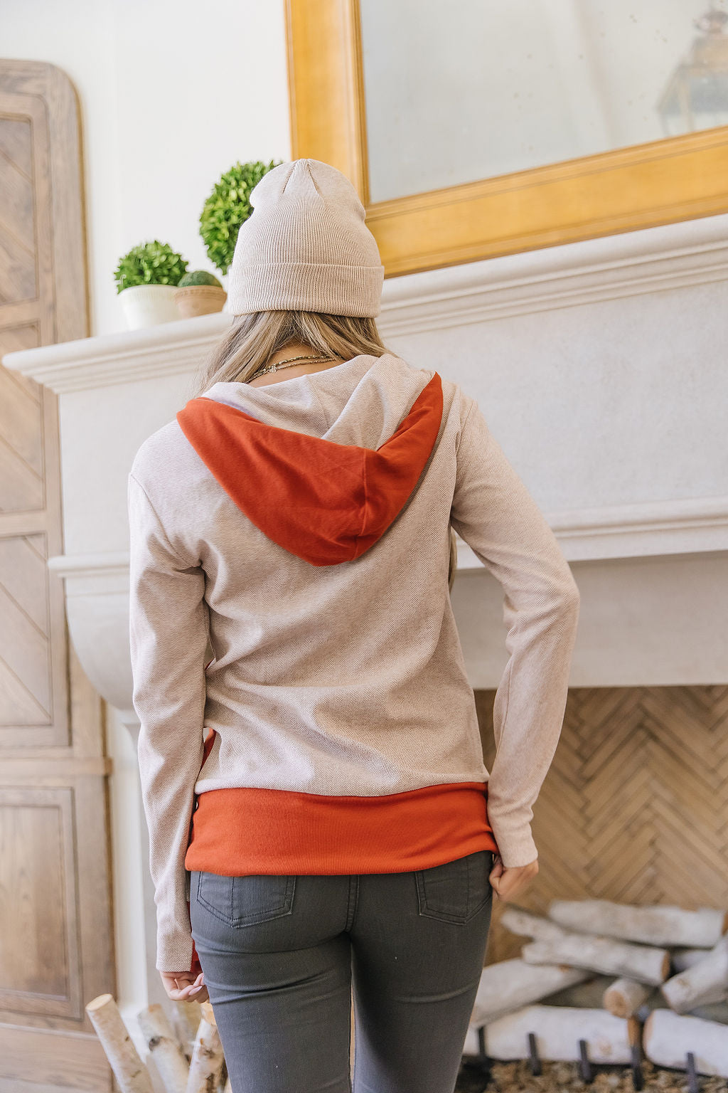Ampersand Avenue - Halfzip Hoodie The Bright Side
