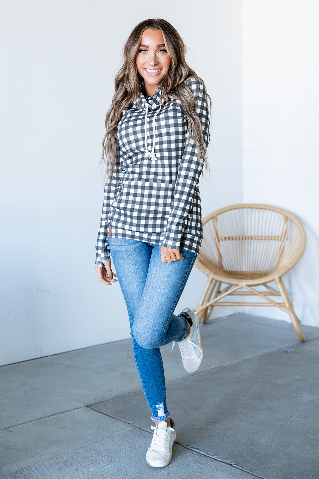 Ampersand Avenue Cowlneck Sweatshirt - With Love