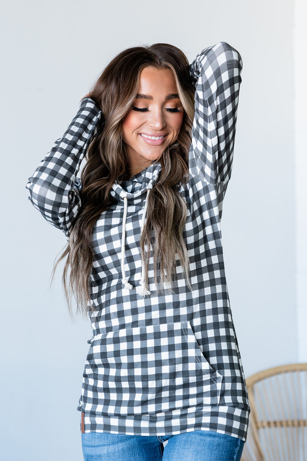 Ampersand Avenue Cowlneck Sweatshirt - With Love
