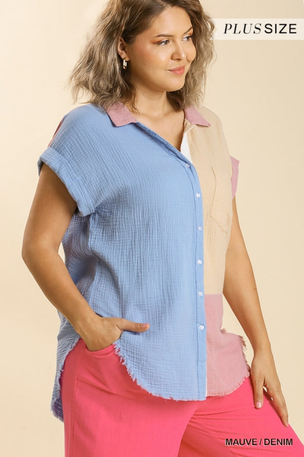 Keep Shining Button Down