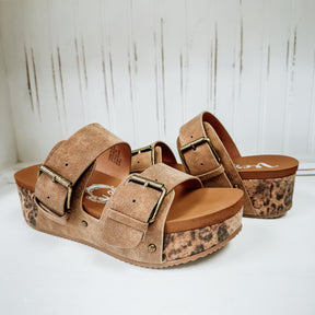 Charlotte Platform Sandal - Tan