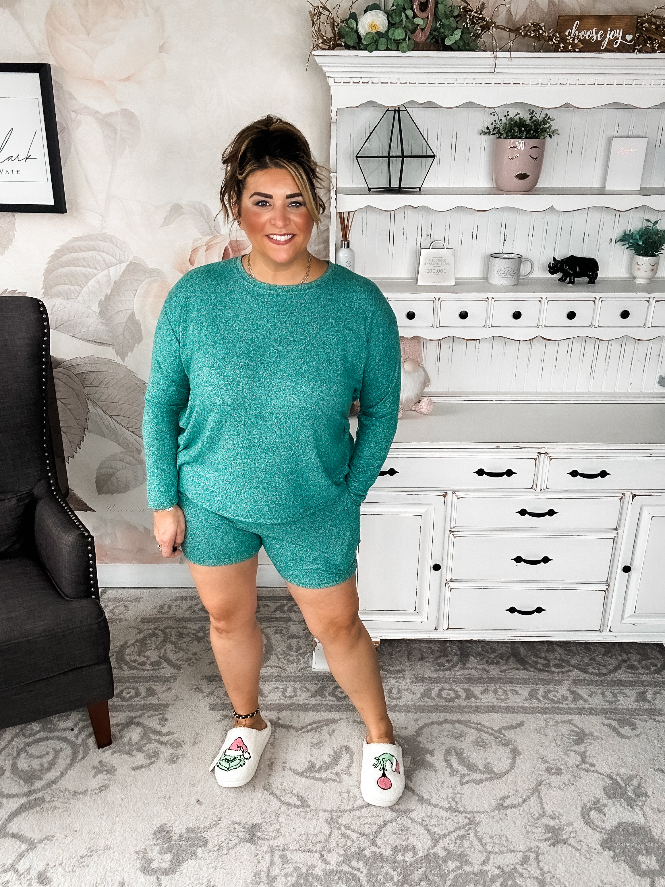 BLACK FRIDAY EXCLUSIVE - Twilight Traveler Lounge Set - Dark Green