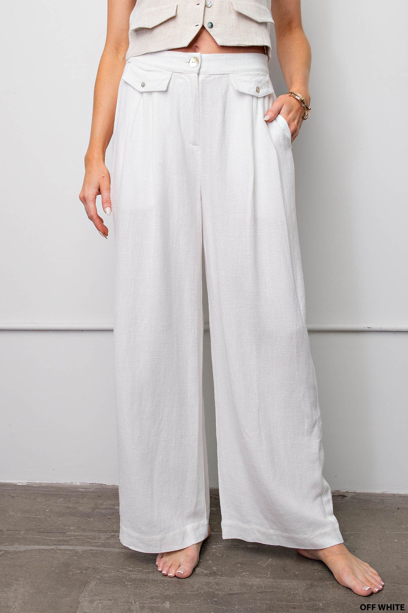 Glad You Made It Pants - Off White