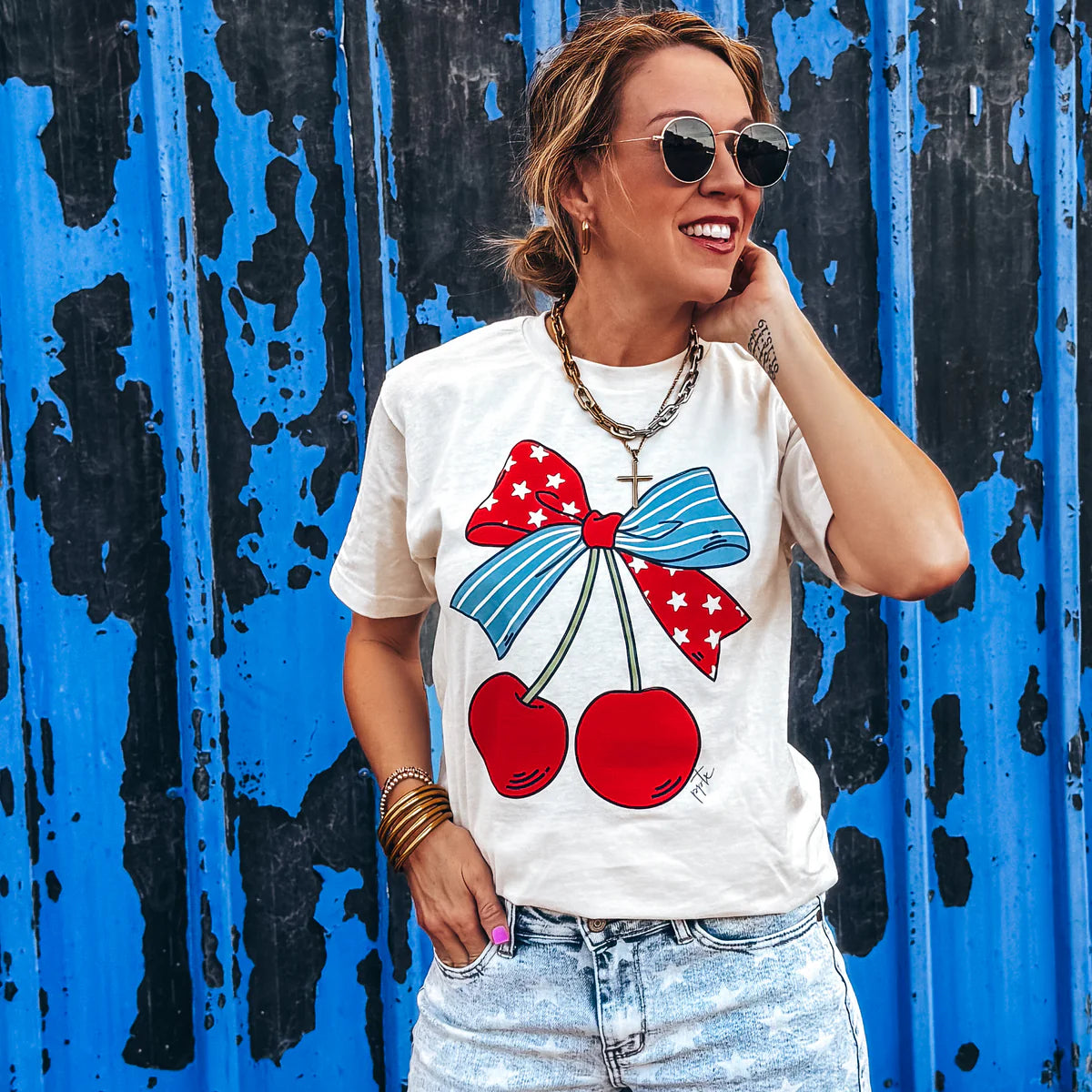 Cherry 'Merica Graphic Tee