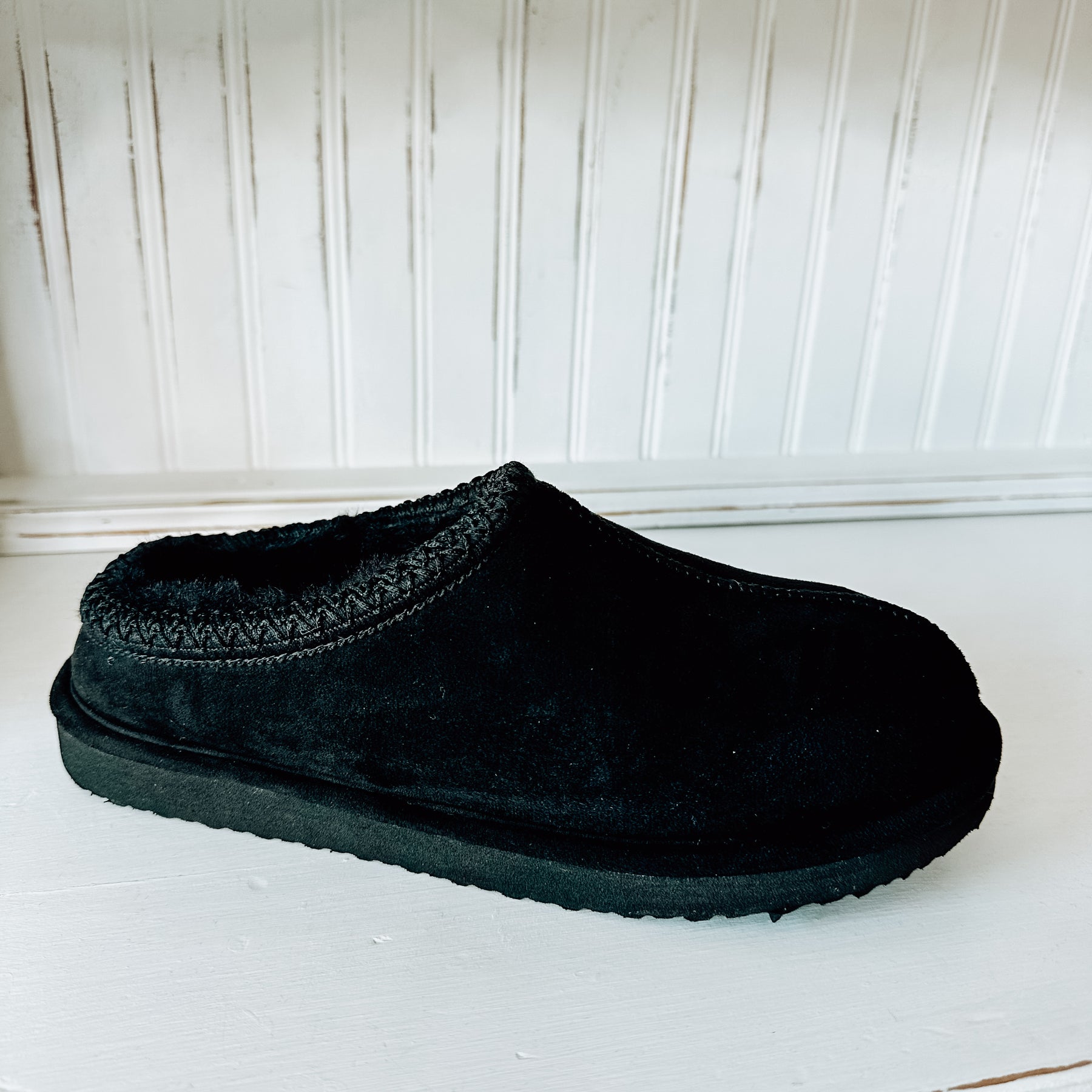 Cheers Platform Slipper - Black