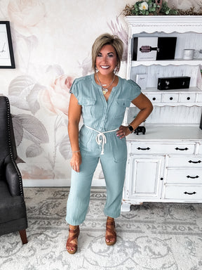 One More Time Utility Jumpsuit