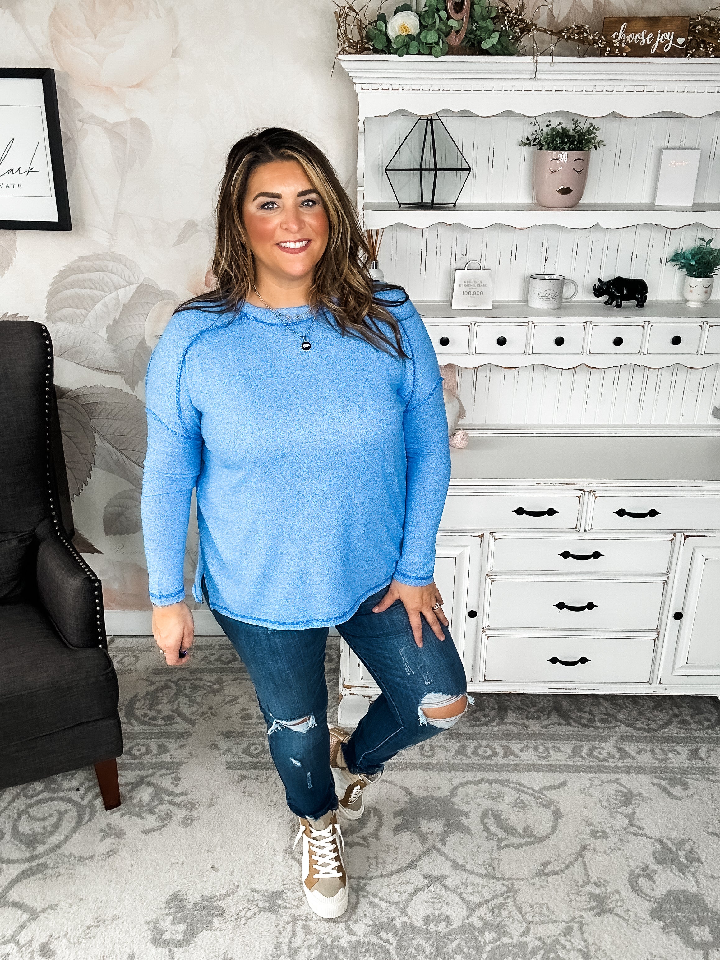 BLACK FRIDAY EXCLUSIVE - Midnight Mover Pullover - Ocean Blue