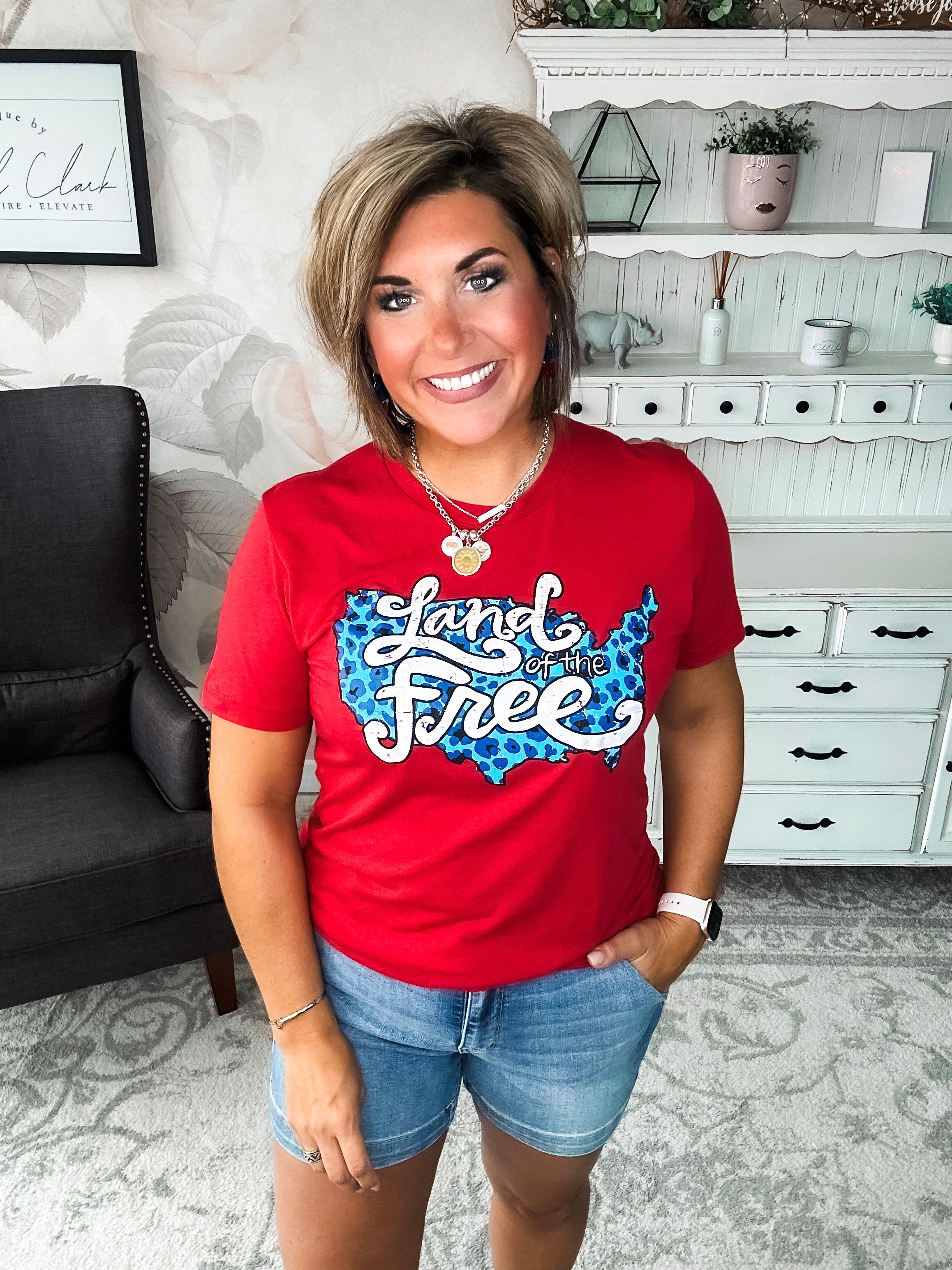 Land of the Free Graphic Tee