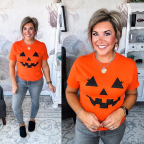 Pumpkin Face Graphic Tee