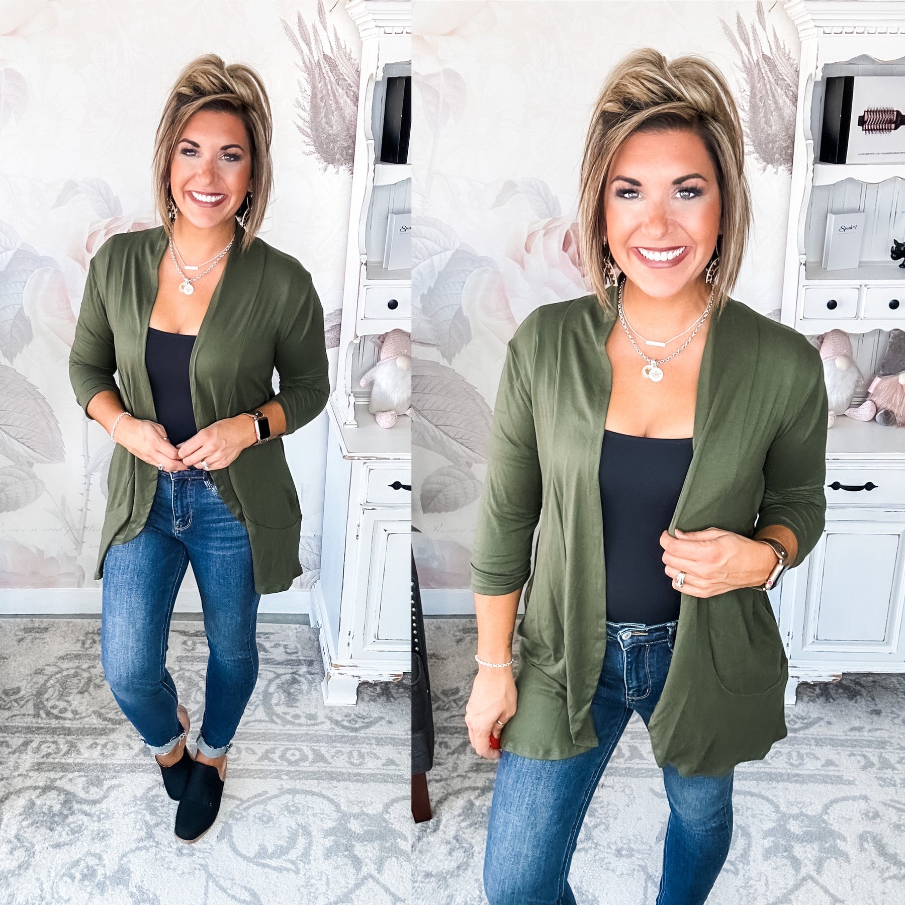 Bad Breakup Cardigan - Olive