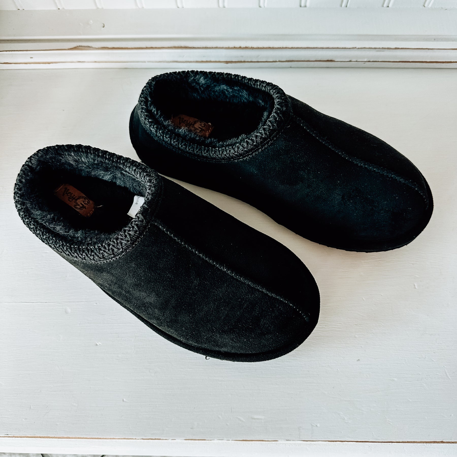 Cheers Platform Slipper - Black