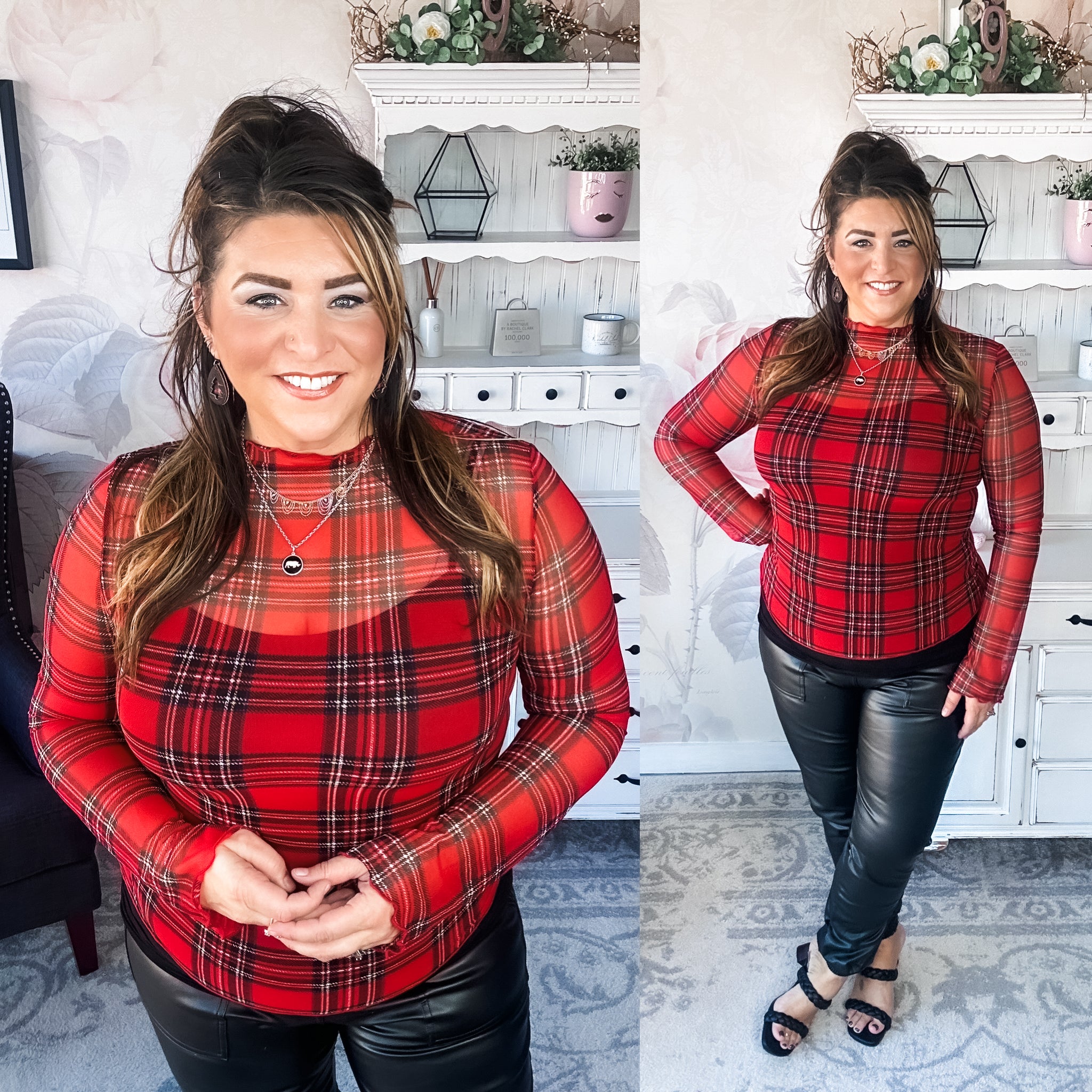 Believe In Me Mesh Top