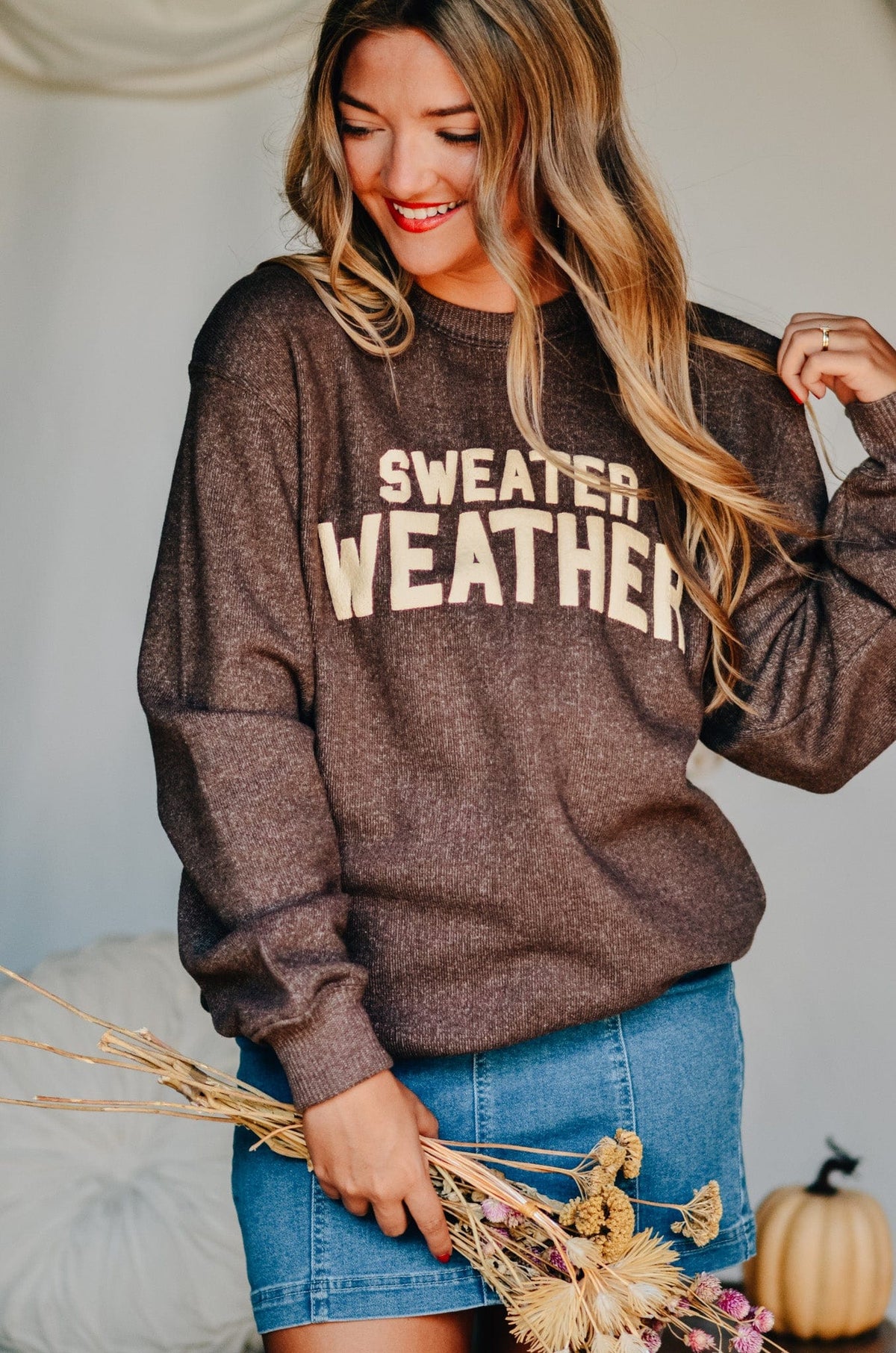 Sweater Weather Knit Sweatshirt *ONLINE EXCLUSIVE*