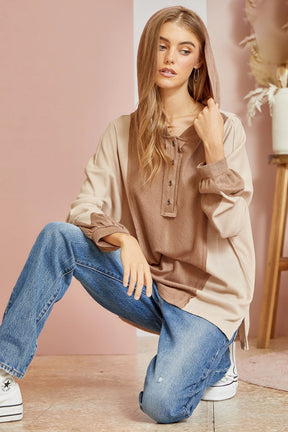 What a Find Hooded Pullover - Mocha