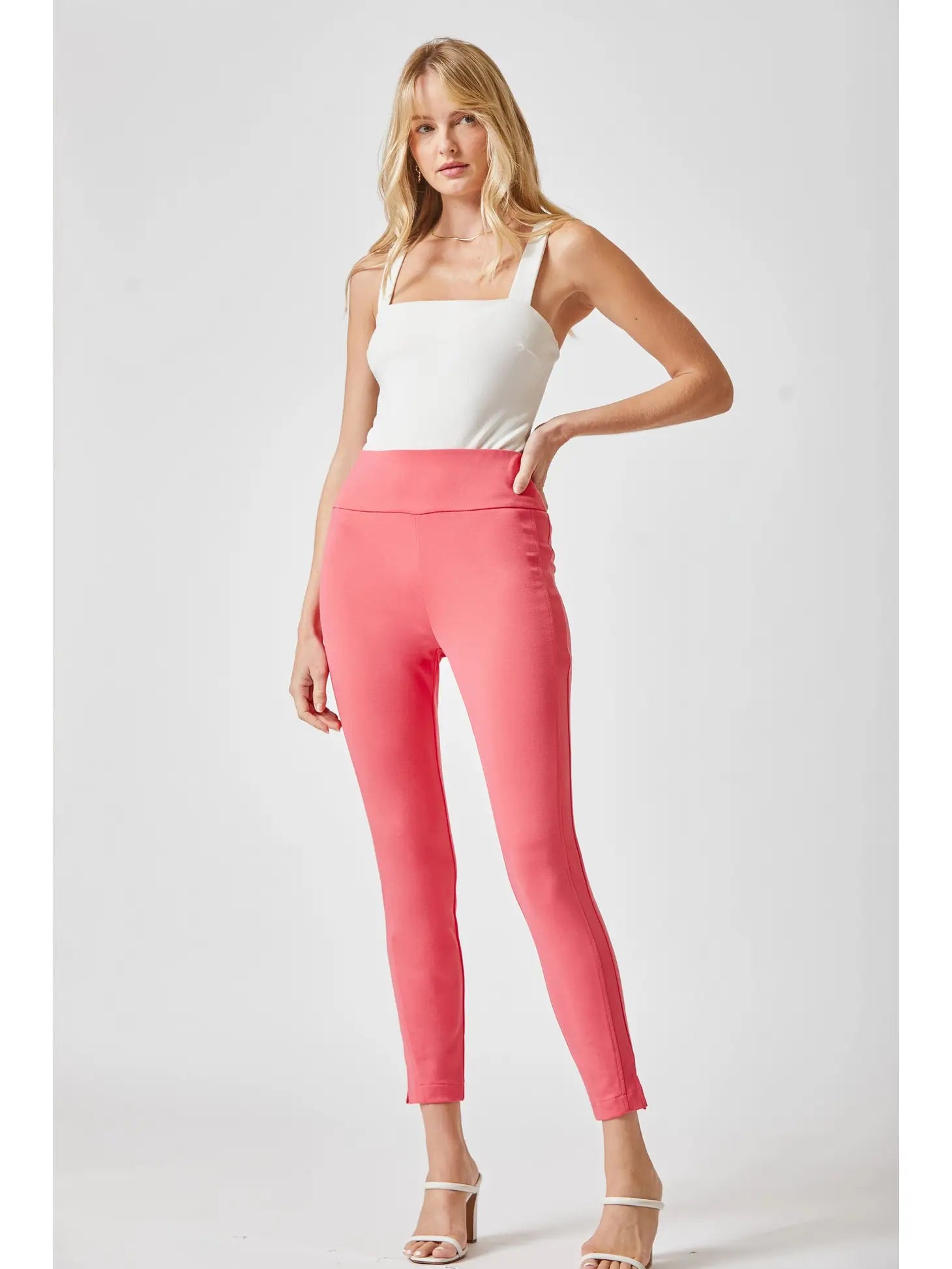 Magic High Waisted Skinny Pant - Spring Strawberry