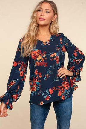 Don't Think You Know Blouse - Navy