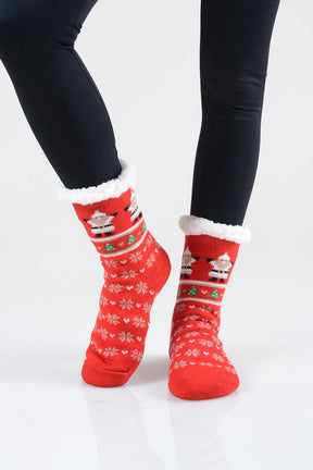 Sherpa Lined Slipper Socks (30 print options!)