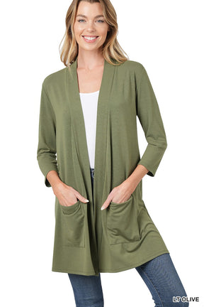 BLACK FRIDAY EXCLUSIVE! - Keep On Going Cardigan - Olive