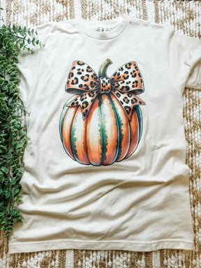 Vintage Leopard Pumpkin Graphic Tee