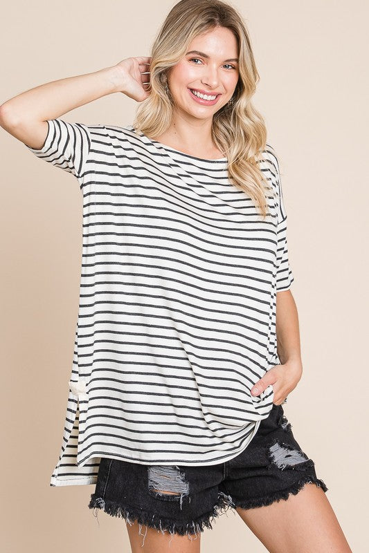 Call Me Back Tunic Top