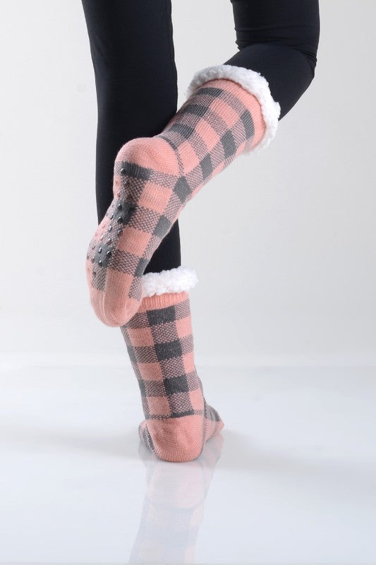 Sherpa Lined Slipper Socks (30 print options!)